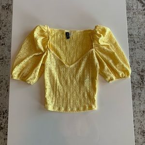 Yellow blouse